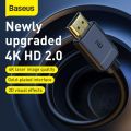 BASEUS  4K HDMI to HDMI Cable, HDMI 2.0 Cable Ultra High Speed 18Gbps 4K@60Hz Video, UHD 2160P, HD 1080P, for Monitor Xbox PS3/4/5 Apple TV Samsung LG etc. 