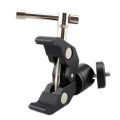 DSLR Ball Head Shoe Mount Camera Ball Mount Clamp 1/4 inch -20 Tripod Head Hot Shoe Adapter and Cool Super Clamp. 