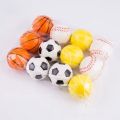 Basketball Baseball Football Tennis Exercise Soft Elastic Squuze Stress Reliever Kid Small Ball Toy. 