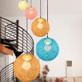Handmade Fanoos Light Ceiling LED Lamp Hanging To Wall Cotton Ball Decoration Indoor , Living Room Bedroom, Dining room, Teras. 