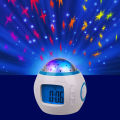 Kids Music LED Star Sky Night Light Projector Lamp Digital Alarm Clock Bedroom Unique Clocks with Music Calendar Birthday Toy for Children Baby Boys Girls. 