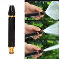 High Pressure Water Spray Nozzle Hose Pipe Adjustable Metal Spray Nozzle Water Pressure Booster Water Spray Gun for Car Wash cleaning & Gardening Water Pressure Nozzle. 