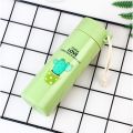 Glass Water Bottle, Cactus Design Water Bottle, BPA Free and Reusable, Easy to Hold, Leak Proof, Perfect Everyday Gift, Carrying Handle, Best Water Bottle to Stay Hydrated All Day, Perfect for Travel and Storing Juice, Cycling, Camping, Gym (1 Piece). 