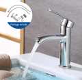 Bathroom Basin Tap Mixer Basin Faucet Chrome Plated Single Handle. 