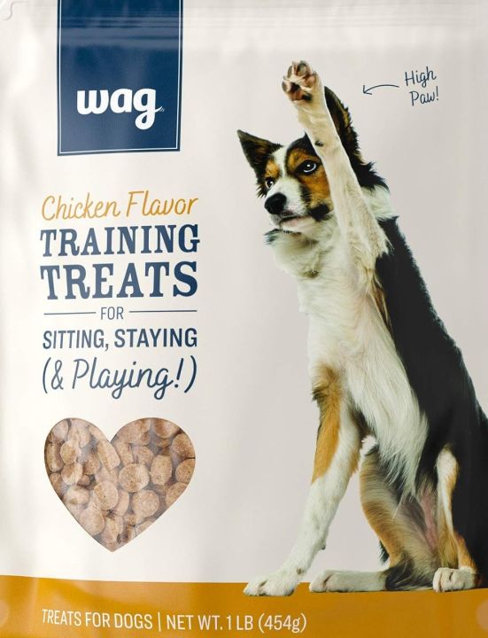 Amazon Brand – Wag Chicken Flavor Training Treats for Dogs, 1000 grams bag