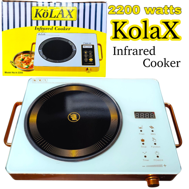 Anchor Plus / KOLAX /  SOVANA / National / RAF / Sokany / Silver Crest Electric Infrared Cooker Plate for Frying and Cooking 2000  / 3500 watts Multifunction Hot Plate