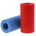 Barbell Grips Dumbbell Silicone Grip Pull Up Weightlifting Anti-Slip Protect Pad. 