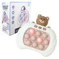 Pop It Game Light Up Fidget Toy, Quick Push Game Console, Whack a Mole Game, Decompression Breakthrough Puzzle Pop Game Machine, Multiple Game Modes Toy for 3+ Years. 