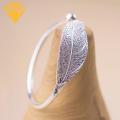 BODHI Cuff Bracelet Opening End Ladies Leaf Bracelet Fashion Accessory. 