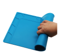 Anti-static ESD Soldering Silicone Mat Heat-Resistant Work Pad For Soldering Iron Soldering Station Repair Desoldering Platform V42. 