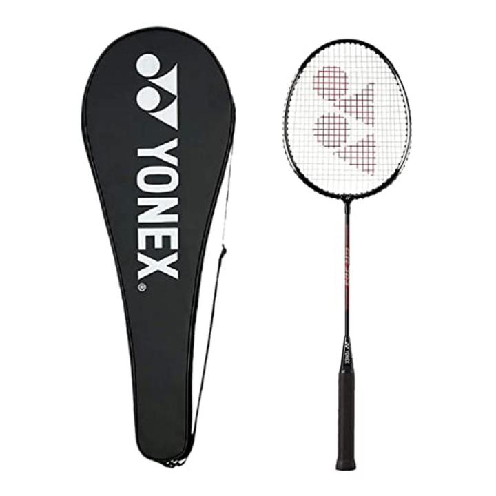 Yonex Aluminium Blend Badminton Racquet Light Weight with Full Cover with High Class Shittle And One Grip Sold By CGC