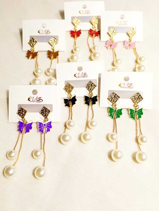 Choose Your Own 2 in 1 Fashion Earrings | Trendy Gold-Tone Earrings Set for Girls & Women