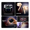 Zero® Crystal Wireless Earbuds | Bluetooth 5.4v Gaming Earbuds | 13mm Base Driver Earbuds  | Quad Mic ENC Earbudss | Earbuds for Calling | Noise Cancelling Earbuds | Bluetooth Earbuds for iOS and Android | Best Earbuds for Men and Women. 