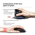 ZELOTES T-30 Mouse Wired Optical Mouse Vertical Mouse USB Wired Gaming Mouse 6 Keys Ergonomic Mice with 3200 DPI for PC Laptop. 
