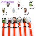 Amamia Straw Plugs BPA Free Cartoon Design Straw Plugs. 