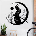 Japanese Warrior Pattern Samurai Wall Sticker Vinyl Modern Home Decor for Kids Boys Teens Bedroom Decals Game Room Mural. 