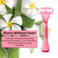 WBM Beauty Razor - 2Pcs Bikini Trimmer for Women - 4 Blades Body Razor | Razor for Smooth Skin. 