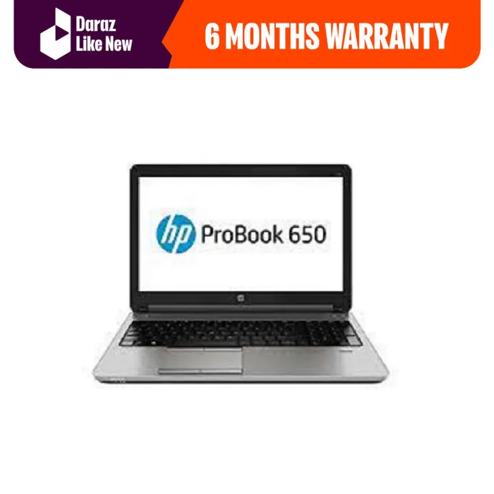 HP ProBook 650 G3 Intel Core i3 7th Generation, 8GB DDR3 Ram, 500 GB Sata Hard Drive, 15.6" Led Display, Intel HD Graphics - Daraz Like New Laptops