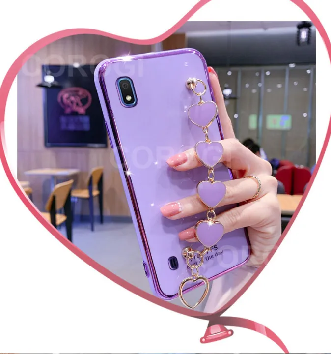 For%20Samsung%20Galaxy%20A10%20Phone%20Cover%20+%203D%20Love%20Heart%20Wristband%20Fashion%20Ultra%20Thin%20Shiny%20Plating%20Bumper%20Soft%20TPU%20Silicone%20Shockproof%20Protective%20Case%20Back%20Cover%20-%20Image%208