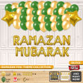 58 Pcs Ramazan Mubarak Foil Letter Garland Theme Collection Ramadan Islamic Festival Decoration Occasions For Holy Blessing Month Celebration Events Balloons, Ramzan Decor Balloon Packs, Party Supplies Foil Ballon, Roza, Iftar : GGOfBJbG. 
