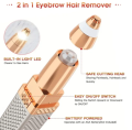 Flawless hair remover 2 in 1 Rechargeable Facial Hair Removal Machine For Women. 