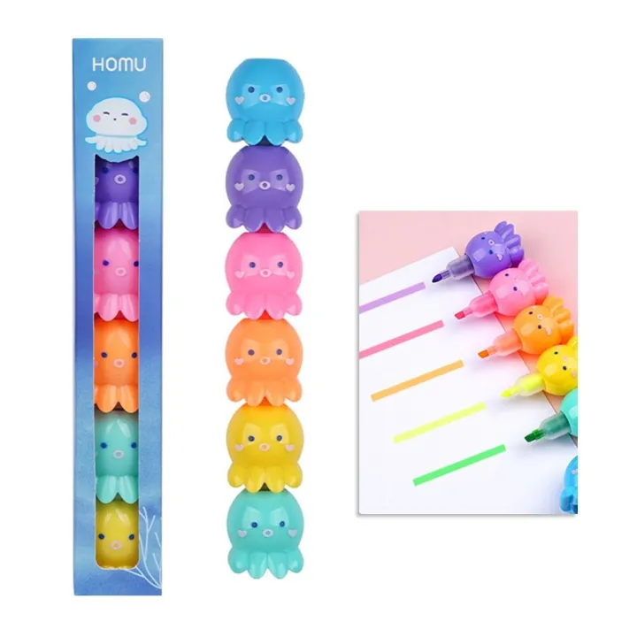 %E3%80%90HOT%E3%80%91%205%20Colors%20Kawaii%20Little%20Octopus%20Bear%20Fluorescent%20Marker%20Pen%20Set%20Highlighter%20Pens%20Painting%20Mark%20Cute%20Stationery%20School%20Supplies%20-%20Image%207