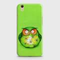 Oppo A37 Cover - SkinLee HQ Hard Case - Green Fuuny Owl - SKINLEE-428-1-201-59. 