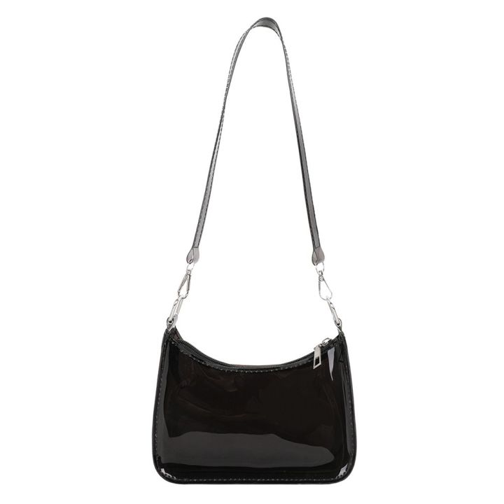 Summer Clear Fluorescent Armpit Jelly Tote Shoulder Bag