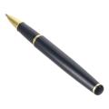 Office Black Chrome Metal Pen Metal Black Ink Fancy Pen Heavy Weighted Ballpoint Pen Family. 