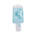 Cute Ice Popsicle Mini Hand Fan 2 Speeds Rechargeable. 