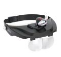 Light Head Magnifying With Led Sharp Light Headband Illuminated Visor Magnifying Glasses Loupe With 4 Lens Repair Mobile Laptop Circuits Micro Electric Appliances. 