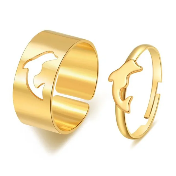 Trendy%20Dolphin%20Shape%20Couple%20Rings%20For%20Girls%20and%20Boys%20-%20Image%203