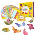 【shengxiong6525】FLYEER 2020 108 Pcs Origami Paper Arts and DIY Handmade 3D Puzzle Animal Crafts for Kids Educational Child Toy. 