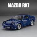 1/32 Mazda RX7 Initial D Miniature Diecast RX-7 Toy Car Model. 