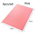 Fridge Mats, Refrigerator Mats, Single Sheet, Pack of 2, 3, 4 (45cm x 40cm) -Waterproof - Washable. 