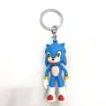 SONIC Keychain with Strap - Bag Charm keyring -  - keychain for boys -  kids -  girls -  for bag - stationary - for car  - High quality. 