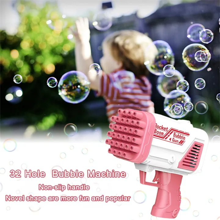 Bubble%20Machine%20for%20Kids,%2032%20Hole%20Rocket%20Boom%20Bubble%20Gunn%20for%20Toddlers,%20Bubble%20Blower%20with%20Colorful%20Lights%20Birthday%20Party%20Favors%20Gift,%20Bubble%20Blaster%20Summer%20Outdoor%20Activity%20Children's%20Toys%20-%20Image%202