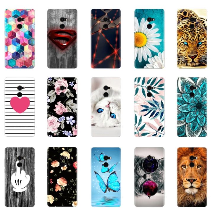 Silicone Cover For Xiaomi Mi Mix 2 Case Mi Mix 2S Back Cover For Xiaomi Mi Mix 2 5.99 Phone Cases Shell Coque Etui Bumper Capa