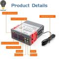 STC-3018 12V 24V 220V Digital Temperature Controller C/F Thermostat Relay 10A Heating/Cooling Thermoregulator Dual LED Display. 