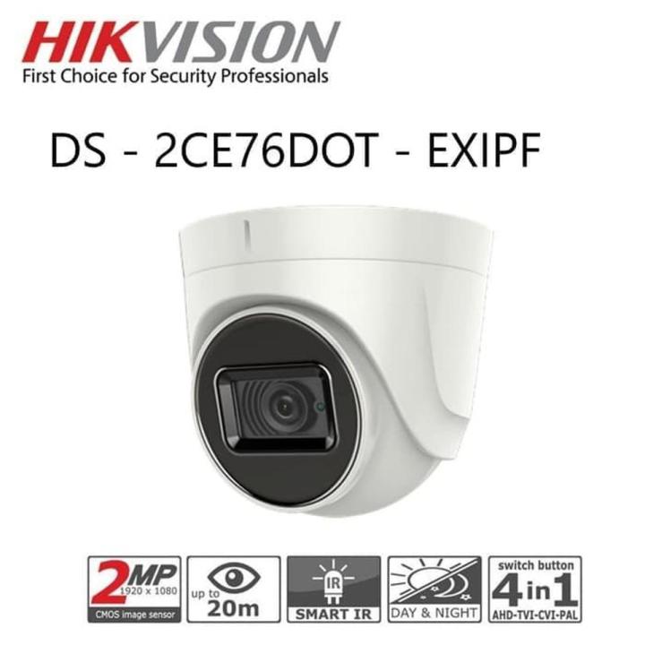HIKVISION Turbo HD 2MP-CCTV Security Camera-1 Year Warranty-Indoor-Night Vision