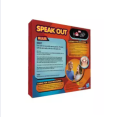 Hasbro - Speak Out Board Game Includes 5-Mouthpieces 200-Double Sided Cards Timer, Instructions. 