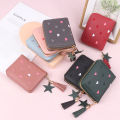 Women Small Wallet Ladies Mini Tassel Wallet Cute Girl Short Zipper Lovely PVC Leather Coin Purse Female Hand Wallet Cherry Super Store. 