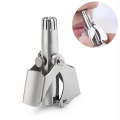 Mini Portable Stainless Steel Manual Nose Hair Trimmer. 