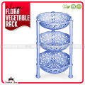 Vegetable Kitchen Corner Rack Storage Stand Plastic Frame (Large Size). 