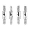 4Pcs Stainless Steel One Way Check Valve for Anti-Backflow Non-Return. 