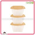 Storage Box Plastic Material Pack Of 3. 