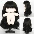 Black Curly Hair Doll Long Replacement Fashion Doll Decor Sturdy Doll. 