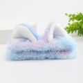 Unicorn rainbow color face wash headband cute cat ear makeup home headdress children's headband headband. 