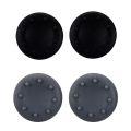 【Trusted】 2 Pair New Game Thumbstick Joystick Case Cap Cover for PS2 PS3 Xbox 360 Controller - Black & Gray.