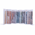 Candle Thread Viscose Shade Card VOL 5 (Not Polyester). 